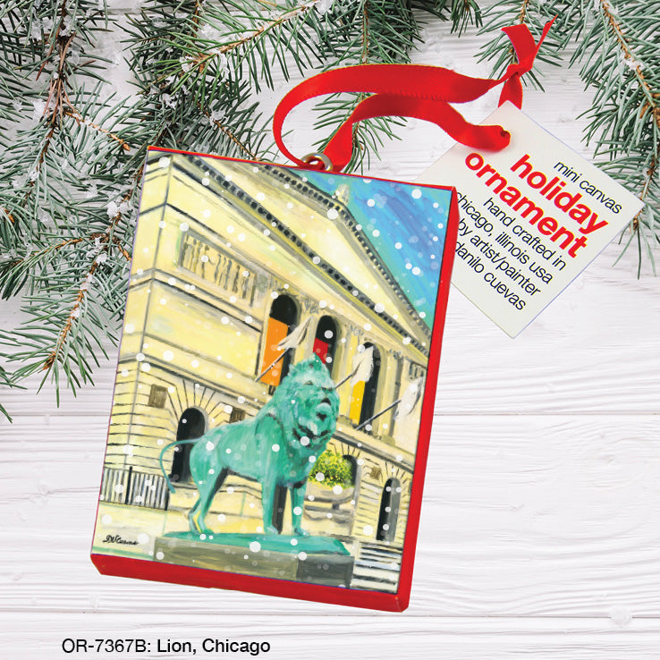 Lion, Chicago, Ornament (OR-7367B)