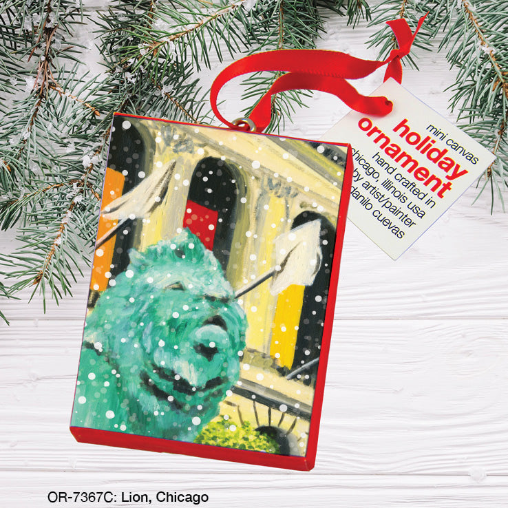 Lion, Chicago, Ornament (OR-7367C)