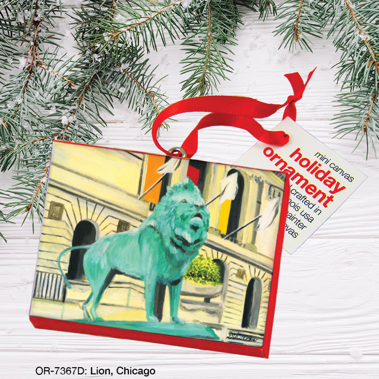 Lion, Chicago, Ornament (OR-7367D)