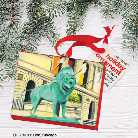 Lion, Chicago, Ornament (OR-7367D)