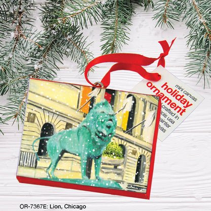 Lion, Chicago, Ornament (OR-7367E)