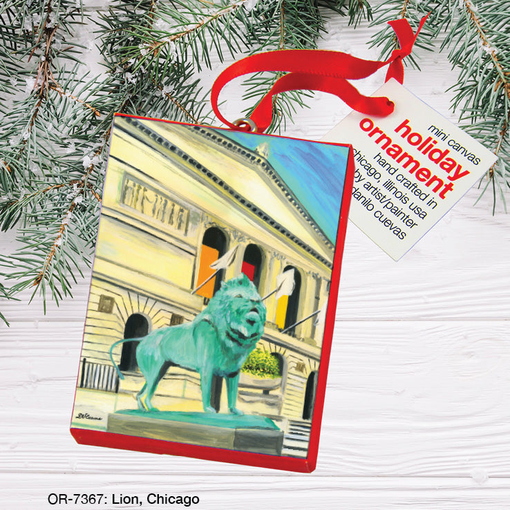 Lion, Chicago, Ornament (OR-7367A)