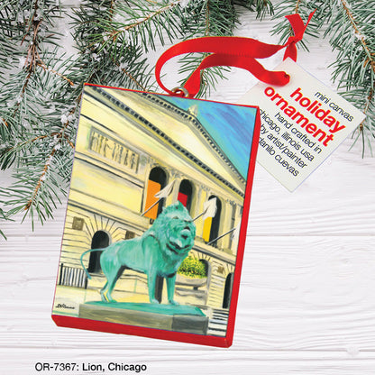 Lion, Chicago, Ornament (OR-7367A)