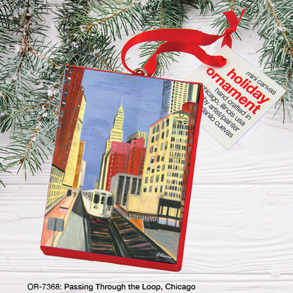 Passing through the Loop, Chicago, Ornament (OR-7368A)