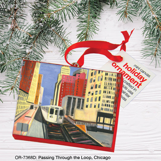 Passing through the Loop, Chicago, Ornament (OR-7368D)
