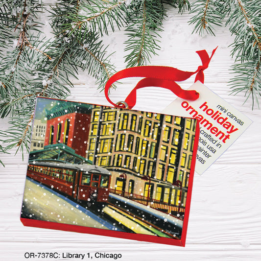 Library 1, Chicago, Ornament (OR-7378C)