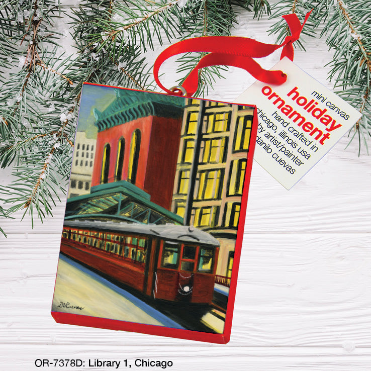 Library 1, Chicago, Ornament (OR-7378D)