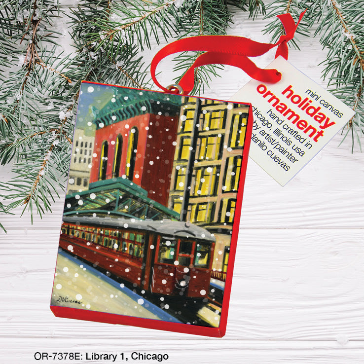 Library 1, Chicago, Ornament (OR-7378E)