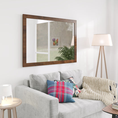 Eviva Sun Wooden Framed Mirror