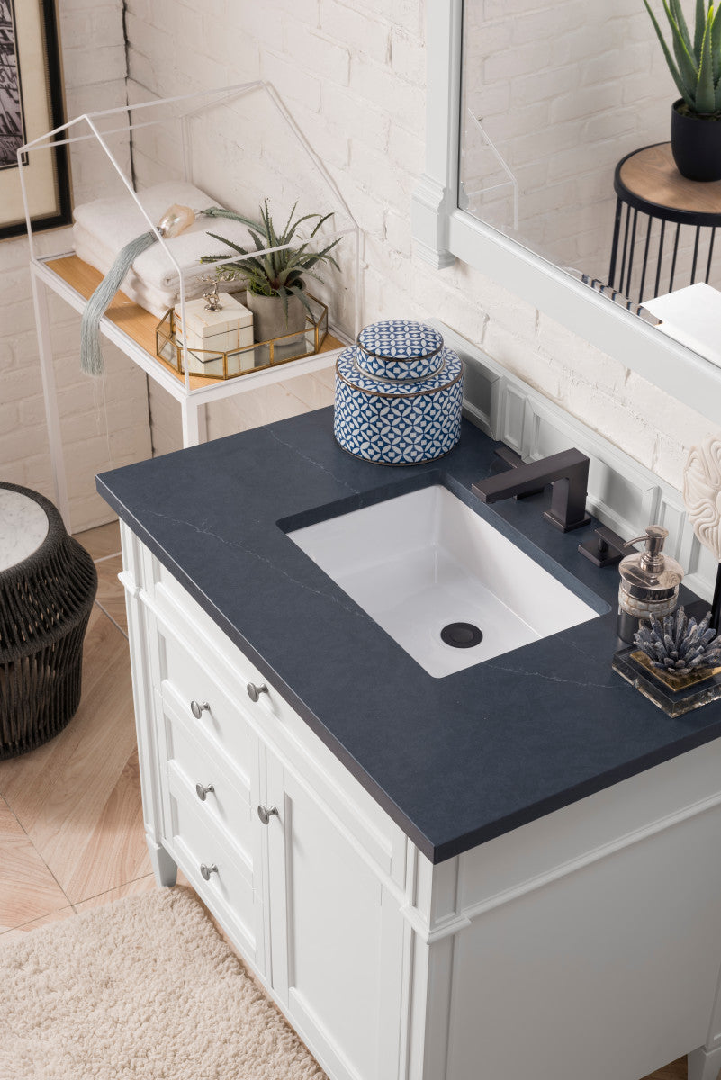 Brittany 36" Single Vanity in Bright White