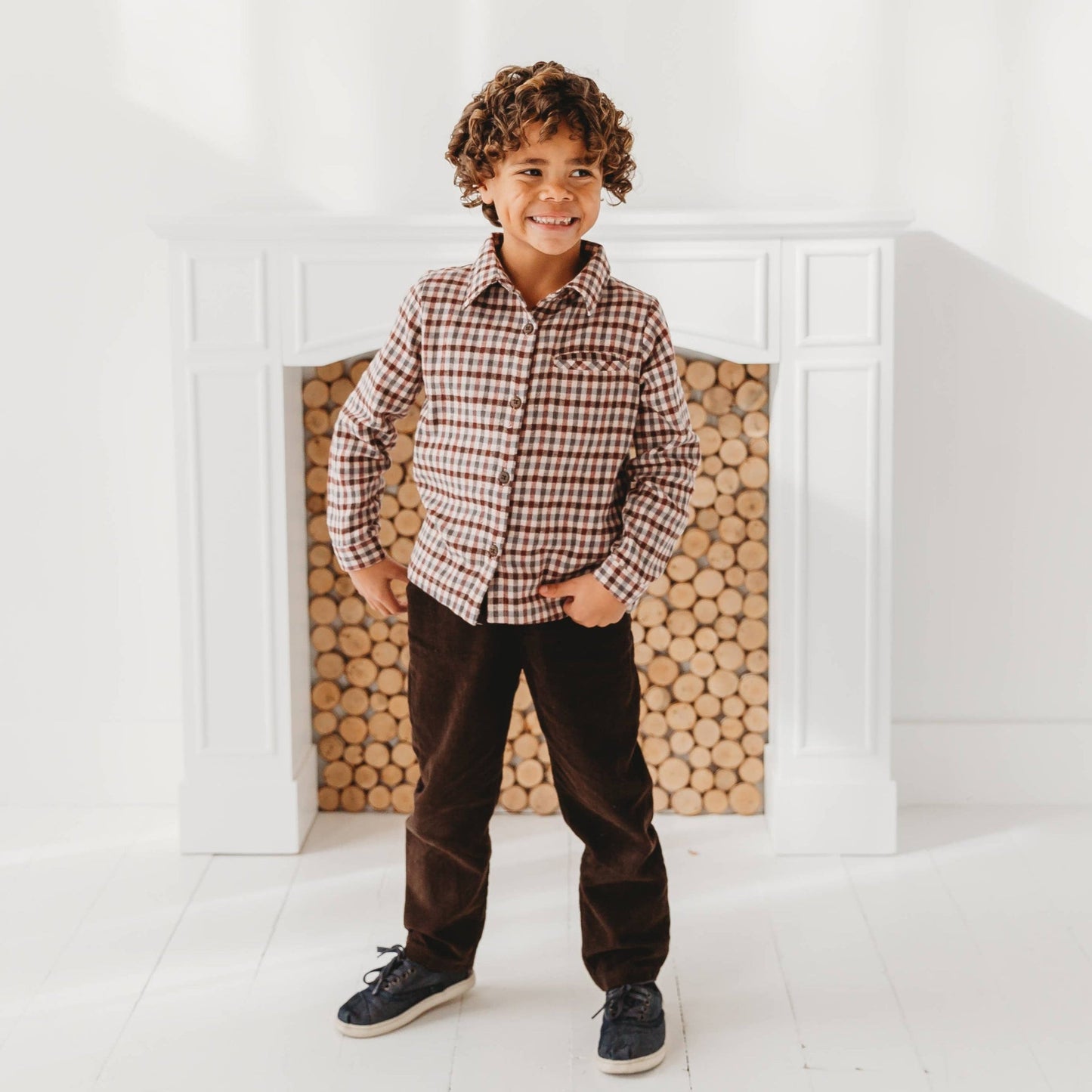 Brown Cord Boys Pant