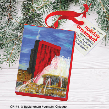 Buckingham Fountain, Chicago, Ornament (OR-7419A)