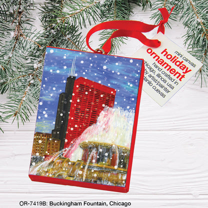 Buckingham Fountain, Chicago, Ornament (OR-7419B)