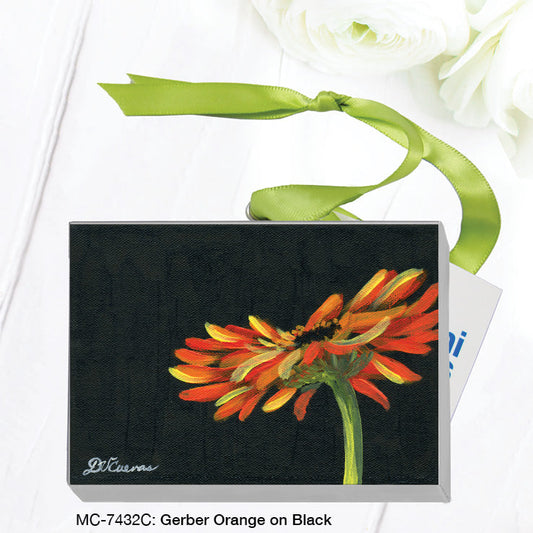 Gerber Orange on Black, Mini Canvas (MC-7432C)