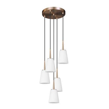 5-Light Multi Port Round Canopy