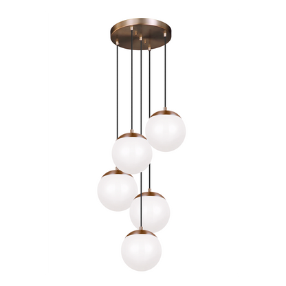 5-Light Multi Port Round Canopy