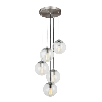 5-Light Multi Port Round Canopy