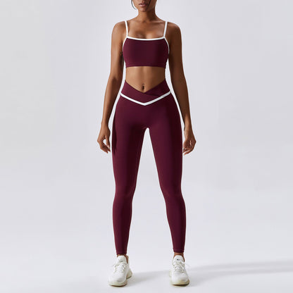 Quick Dry Fitness Leggings and Top for Women