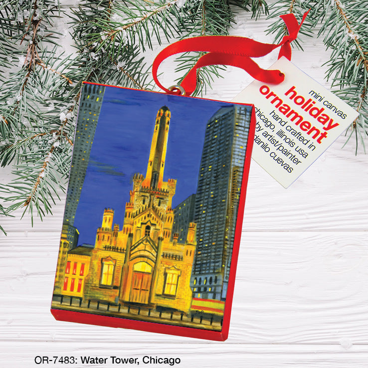 Water Tower, Chicago, Ornament (OR-7483A)