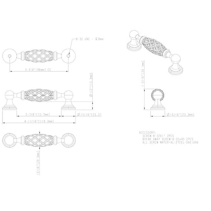 Tuscany Birdcage Cabinet Pull