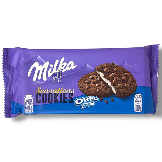 Milka Chocolate Cookies with Oreo Cream Filling - Deliciously Indulgent Treats