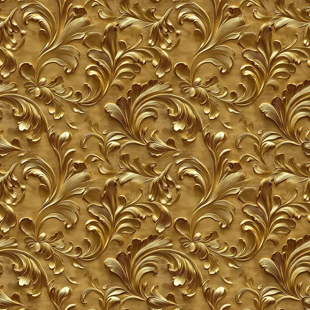 Golden Baroque Flourish
