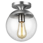 Leo Hanging Globe One Light Wall / Ceiling Semi-Flush Mount
