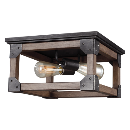 Dunning 2-Light Flush Mount