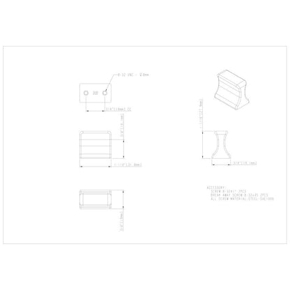 1-1/4" Overall Length (16 mm Center-to-Center) Satin Nickel Sullivan Cabinet Knob