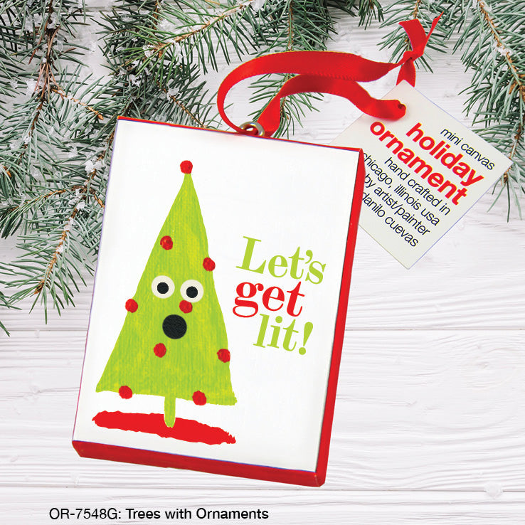 Trees with Ornaments, Ornament (OR-7548G)