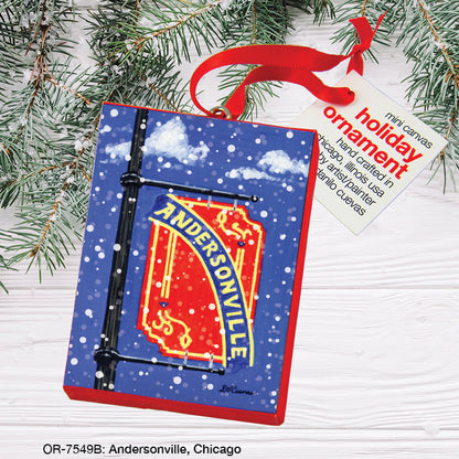 Andersonville, Chicago, Ornament (OR-7549B)