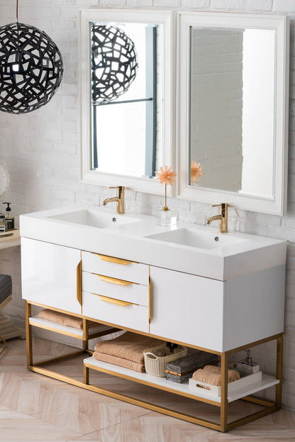 Columbia 59" Double Vanity Cabinet