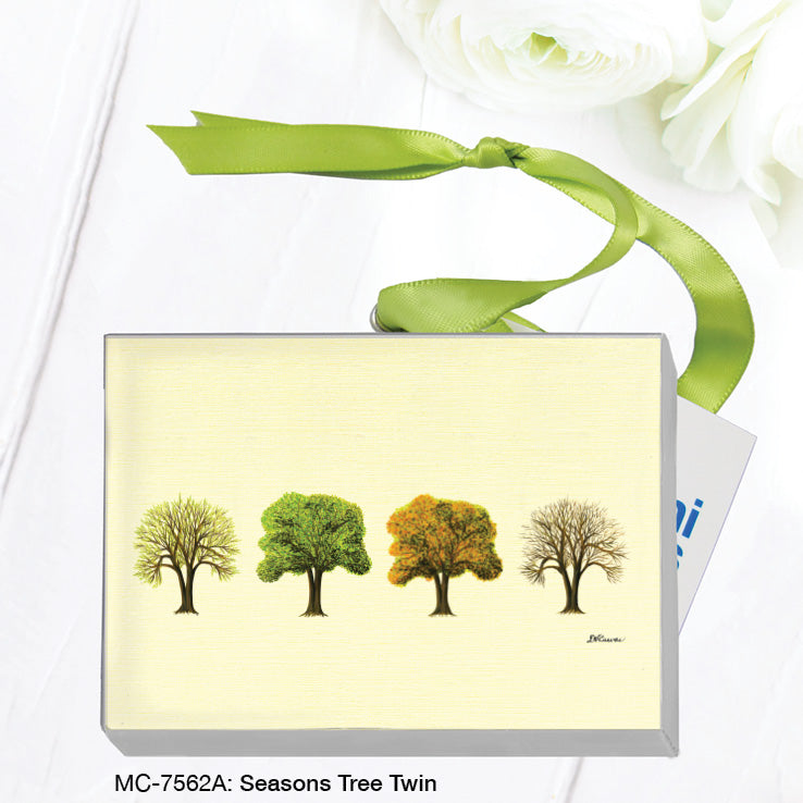 Seasons Tree Twin, Mini Canvas (MC-7562A)