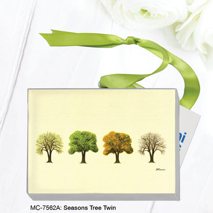 Seasons Tree Twin, Mini Canvas (MC-7562A)