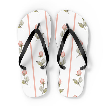 Customizable: Floral Flip Flops - Summer Footwear, Beach Sandals, Vacation Essentials, Gift for Her