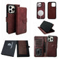 Vegas Premium Leather iPhone 15 Pro Max Wallet Case with MagSafe | Detachable RFID Blocking Luxury Wallet
