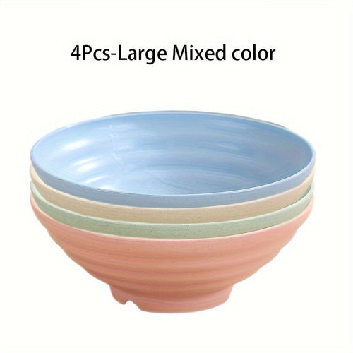 Durable MultiColor Dinner Bowls Perfect for Families Parties | Under $100 | Kitchen + Metal