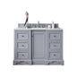 De Soto 48" Single Vanity Cabinet, Bright White