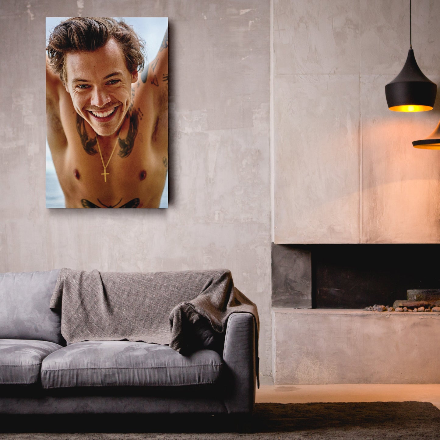 Harry Styles Canvas – Pop Singer Wall Art for Home Decor