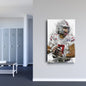 C.J. Stroud Canvas Art – Ohio State Buckeyes Wall Decor