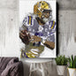 Jayden Daniels Canvas Art – LSU Tigers Wall Decor