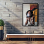 Bob Marley Smoking Canvas – Reggae Wall Art for Home Decor