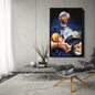 Stephen Curry Canvas – NBA Wall Art for Kids Decor