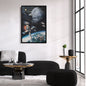 Death Star, Star Destroyer, Battle, TIE Interceptor Canvas Wall Art Decor - Star Wars Epic Art