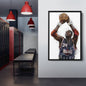 Hakeem Olajuwon Canvas Art – Houston Rockets Wall Decor