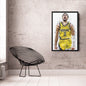 Tyrese Haliburton Canvas Art – Indiana Pacers Wall Decor