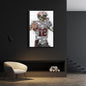 Tom Brady Canvas Art – Tampa Bay Buccaneers Wall Decor