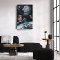 Death Star, Star Destroyer, Battle, TIE Interceptor Canvas Wall Art Decor - Star Wars Epic Art