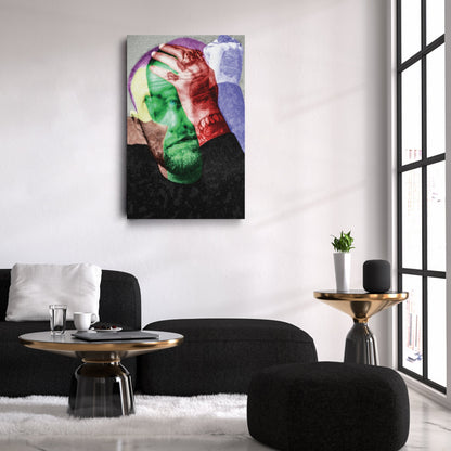 Mac Miller Circles Canvas – Rapper Wall Art Gift for Music Fans and Collectors