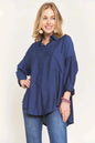 ADORA Button Down Linen Shirt for Women - Stylish Adora Linen Shirt Women Top